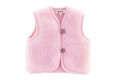 WOLLIES Amsterdam - Wollen Kinder Vest - 100% Merino Wol - 116-122 - Roze