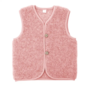 WOLLIES Amsterdam - Wollen Kinder Vest - 100% Merino Wol - 116-122 - Roze